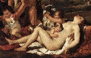 POUSSIN, Nicolas The Nurture of Bacchus (detail) af Germany oil painting artist